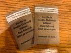 Wwii German Wehrmacht Condoms  Exactly Like The Originals -  Set Of Two   