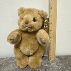 Gund Brown Teddy Bear 8  Plush 2099 Vintage 1984 Poseable Jointed Suede Paws Nos
