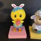 Solar Powered Dancing Toy Bobblehead - Easter - Set Of 4 - Chick Lamb   Bunnies