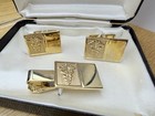 Vintage Caduceus Gold Tone Medical Doctor Cufflinks Md Medicine