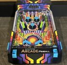 Vintage Electronic Arcade Pinball Machine Sounds Lights Portable Tabletop Game