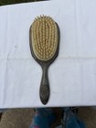 Silver Plated Vanity Set Vtg Hand Mirror Hair Brush Comb Victorian Art Nouveau