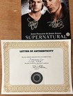 Supernatural Signed Autographed 8x10 Cast Ackles Padalecki Photo With Coa