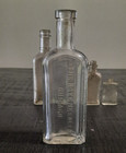 Vintage To Antique Glass Bottles Apothecary Medicine Boye Needle Co Lot Of 5