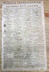 1795 Baltimore Maryland Newspaper W Front Page Ad Negr0 Woman For Sale As Slave 