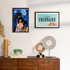 Blue Moon Beer Elvira   Wolf Poster 11x17 Retro Man Cave Bar Wall Decor Read Des