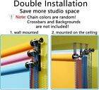 Photography Backdrop Wall Mount 3 Roller Support System