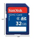 Sandisk Standard - Flash Memory Card - 32 Gb - Class 4 - Sdhc Retail Package