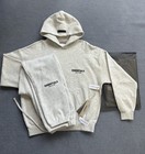 Ss22 Essentials Set Light Oatmeal  Sweatpants   Hoodie   Size S  Sold Separately