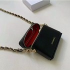 Newcn Pouch Lip Case  Limited Mirror Pouch  Black  Japan Novelty  9  9  2 5cm