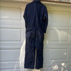 Berne Navy Blue Work Coveralls Jumpsuit Size M Mechanic Utility