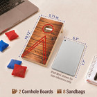 Mini Cornhole Set For Adults  Tabletop Bean Bag Toss Game With 2 Wooden Boards A