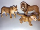 Schleich Lion Pride Family Lioness Cub Animals 4 Figures Retired