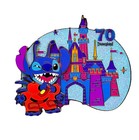 Disneyland 70th Anniversary Celebrating 25 Years Pin 2025 Stitch As Alien Le
