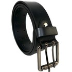 Men s 2 Hole Double Prong Full Grain Thick Leather Heavy Duty Belt 1 5  Width