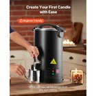 Uimoso Wax Melting Pot For Candle And Soap Making  5 3 Qt Capacity