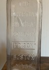 Large Scarce 1890s Egyptian Embalming Fluid Poison Boston Mass Bottle