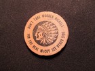 Goldens Bridge  New York Wooden Nickel Token - M s Coins Wooden Nickel Coin
