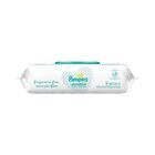 Pampers 87076 1-ply 6 8  X 7  Unscented Sensitive Baby Wipes - Wht  8 carton new