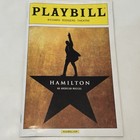 Hamilton Musical Playbill Broadway Original Cast Mar 2016   Insert   Ticket Obc