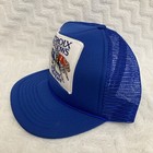 Vintage St  Croix Meadows Greyhound Racing Park Trucker Hat Red Snapback Mesh