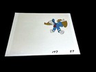 Donald Duck Production Cel Vintage Animation Disney Art Original