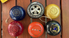 Lot 11 Yo-yos Duncan Imperial Catseye Butterfly Long Spin Wheels Gold Award