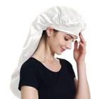 Dreads Sleep Night Cap Hair Bonnet For Black Women One Size  Off-white