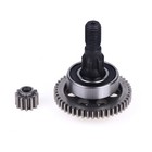 2pcs Gear Part For Lawn Mowers 47 Groove Lawn Mower Gears Incl Shaft Incl Pinion