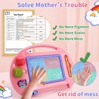 Toddler Toys toys For 1-2 Year Old Girls magnetic Drawing Doodle Board For Kids