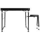 Long Range Shooting Table Bench Portable Padded Seat Adjustable Legs Handle