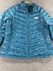 North Face Flare Down Packable Jacket Women s Blue Ripstop Insulated Puffer-xl