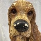 Gorgeous Vintage Ceramic Cocker Spaniel Dog Statue Figurine 11      