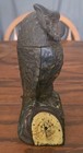 Vintage Cast Iron Owl Mechanical  Bank Ac Williams Owl Turns Head