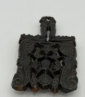 Vintage Small Cast Iron Black Trivet 5  - Brown Stove Wks Cleveland Tenn