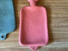 Vintage Davol Rubber Hot Water Bottles     pink   Light Blue This Little Piggy   
