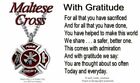 Fire Fighter Necklace Fireman Maltese Cross Firefighter Rescue  Free Ship - Csm 