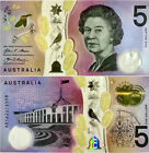 Australia 5 Dollars P 62 Polymer Unc New Banknote
