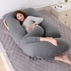 J   shape Pregnancy Pillow Full Body Maternity Support Pillow For Back Hip Leg