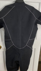 Men s Seaskin Size 4xl Black 3mm Shorty Full Length Front Zipper Neoprene