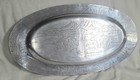 Arthur Court Vintage 1989 Aluminum Polar Bear Oval Serving Tray 13 X 24   
