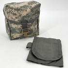 New Military Issue Large Utility Pouch With First Aid Kit Insert Acu Ifak Molle