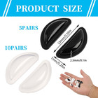 15 Pair Eyeglass Nose Pads  Soft Silicone Nose Pads For Glasses  D-shaped Anti-s