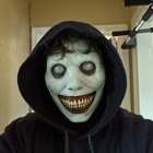 Horror Scary Demon Smile Face Mask For Halloween     Creepy Exorcist Style Costume