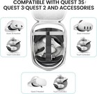 Sarlar Hard Carrying Case For Meta Quest 3 3s quest 2 vision Pro     Fits Headset