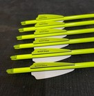 Black Eagle Talon  350  003 Yellow Fletched 2 5  Fusion Vanes Super Sorted New