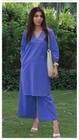 Indian Bollywood Ethnic Kurta Cord Set Women Designer Kurti Palazzo Set Dress