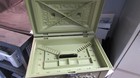 Vintage Max Klein Avocado Olive Green Sewing Box W  Tray Retro 70 s Sc-4015