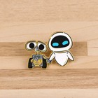 Cute Robot Enamel Pin Cartoon Brooch Lapel Badge Coat Jewelry Gift Unisex