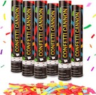 6 Pack 12 Inch Confetti Cannon Multicolor Confetti Popper Party Shooter For W   